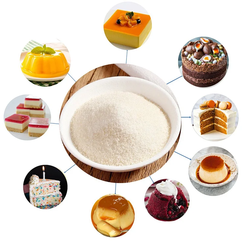 Wholesale Halal Edible Gelatin Powder From Bovine Skin for Gummies 150 Bloom